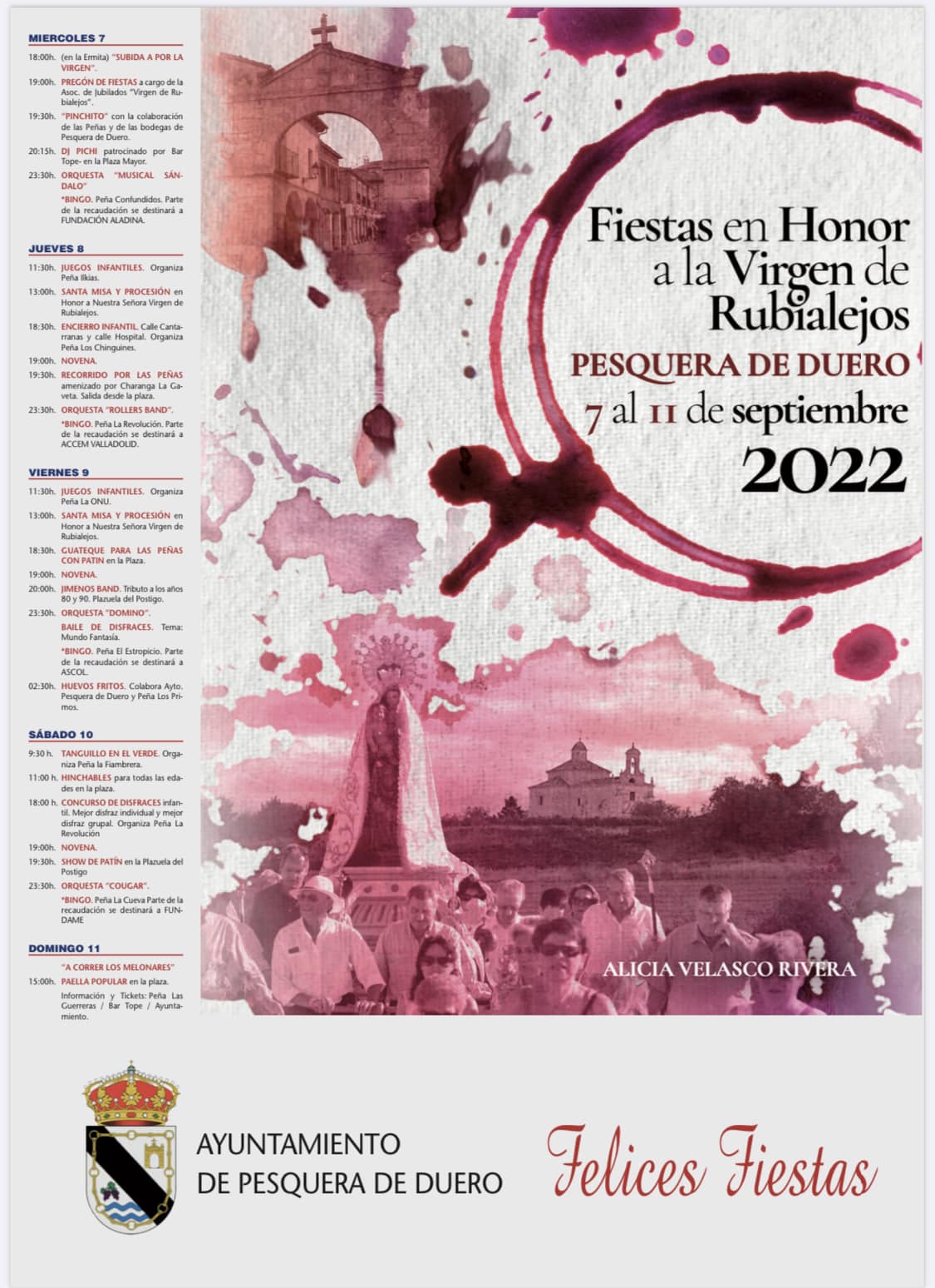 Fiestas patronales en honor a Nuestra Señora de Rubialejos  